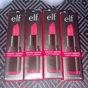e.l.f. Velvet Matte Lipstick Flirty Flamingo 0.14 oz.